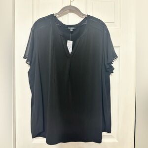 Roz & Ali black blouse
